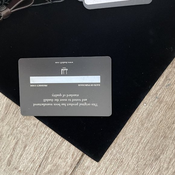 Dunhill London Men’s Travel Agenda Wallet - Navy - Authentic - NWT - Picture 8 of 10